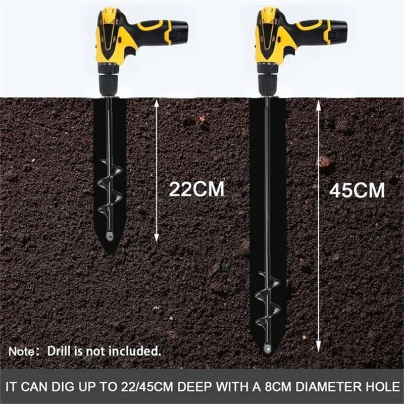 Planting Auger with Twist Drill